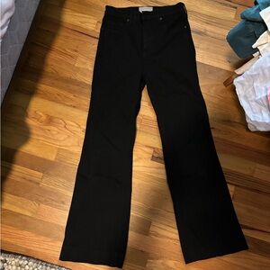 Everlane The High Rise Flare Jean Black